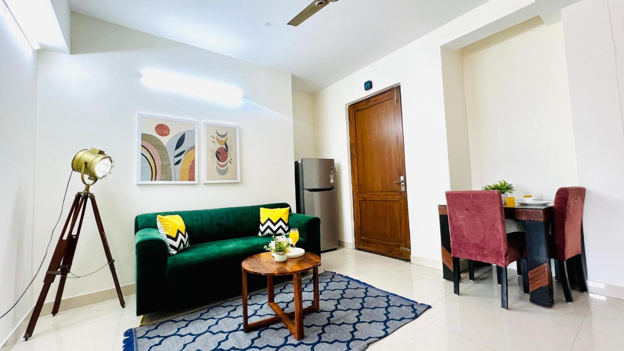 Olive Serviced Apartments - Defence Colony Neu-Delhi Zimmer foto